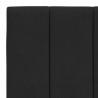 Łóżko z materacem, czarne, 100x200 cm, aksamitne