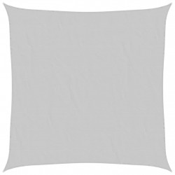 Żagiel przeciwsłoneczny, jasnoszary, 4,5x4,5 m, 100% poliester