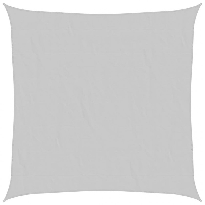 Żagiel przeciwsłoneczny, jasnoszary, 4,5x4,5 m, 100% poliester