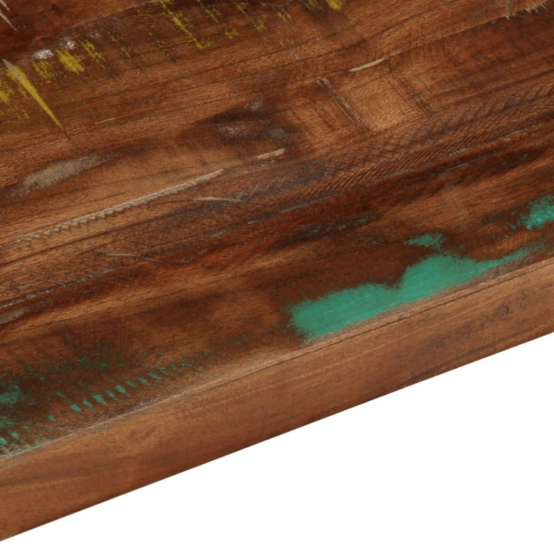 Blat stołu, 80x80x3,8 cm, kwadratowy, lite drewno z odzysku