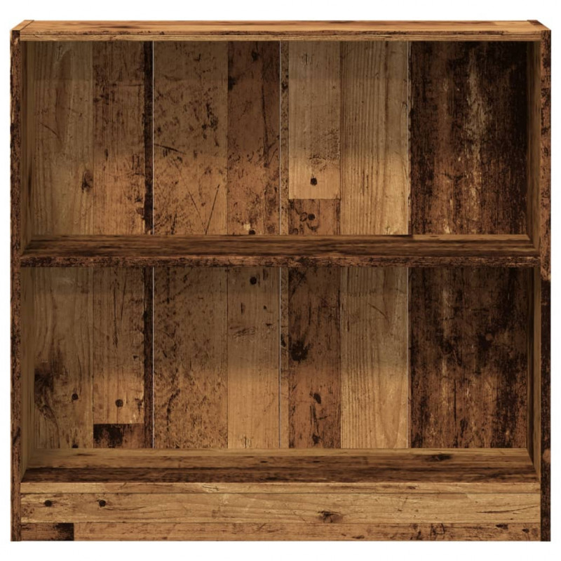 Regał, stare drewno, 80x24x76 cm, materiał drewnopochodny
