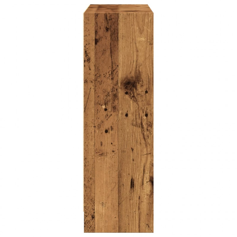 Regał, stare drewno, 80x24x76 cm, materiał drewnopochodny