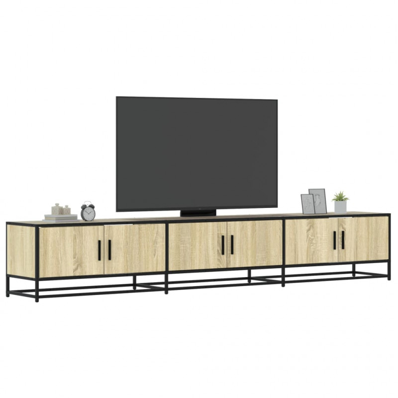 Szafka pod TV, dąb sonoma, 240x35x41cm, materiał drewnopochodny