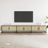 Szafka pod TV, dąb sonoma, 240x35x41cm, materiał drewnopochodny