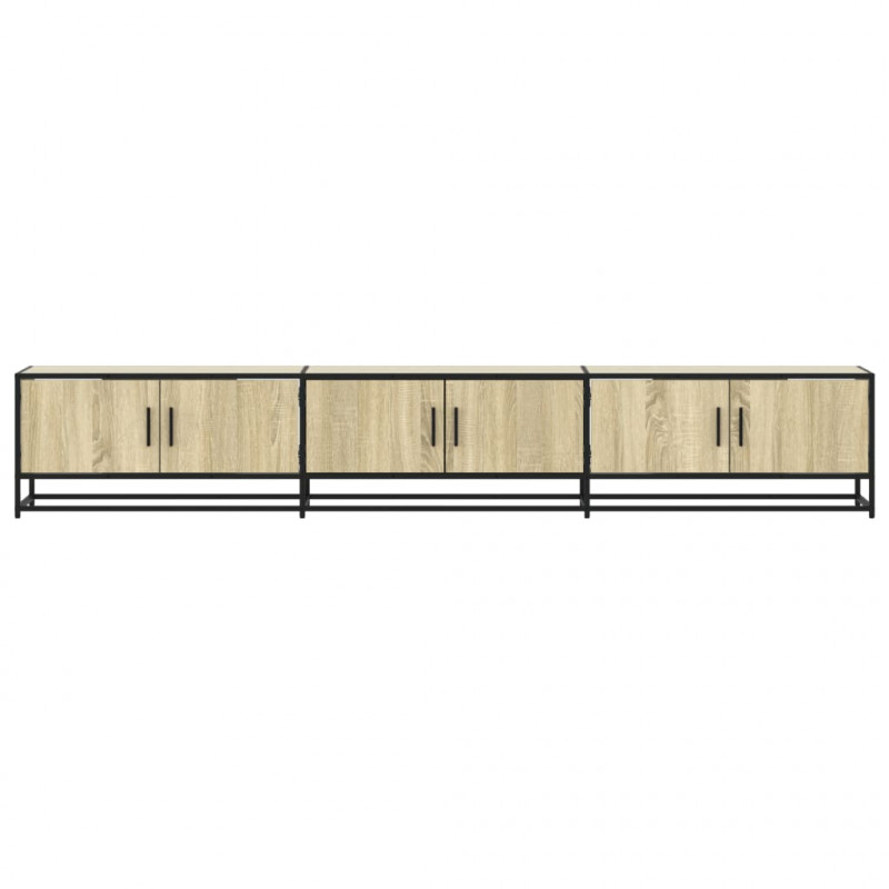 Szafka pod TV, dąb sonoma, 240x35x41cm, materiał drewnopochodny