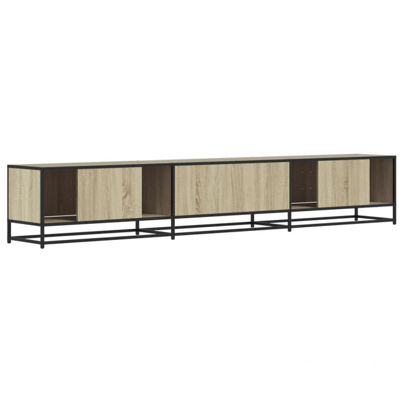 Szafka pod TV, dąb sonoma, 240x35x41cm, materiał drewnopochodny