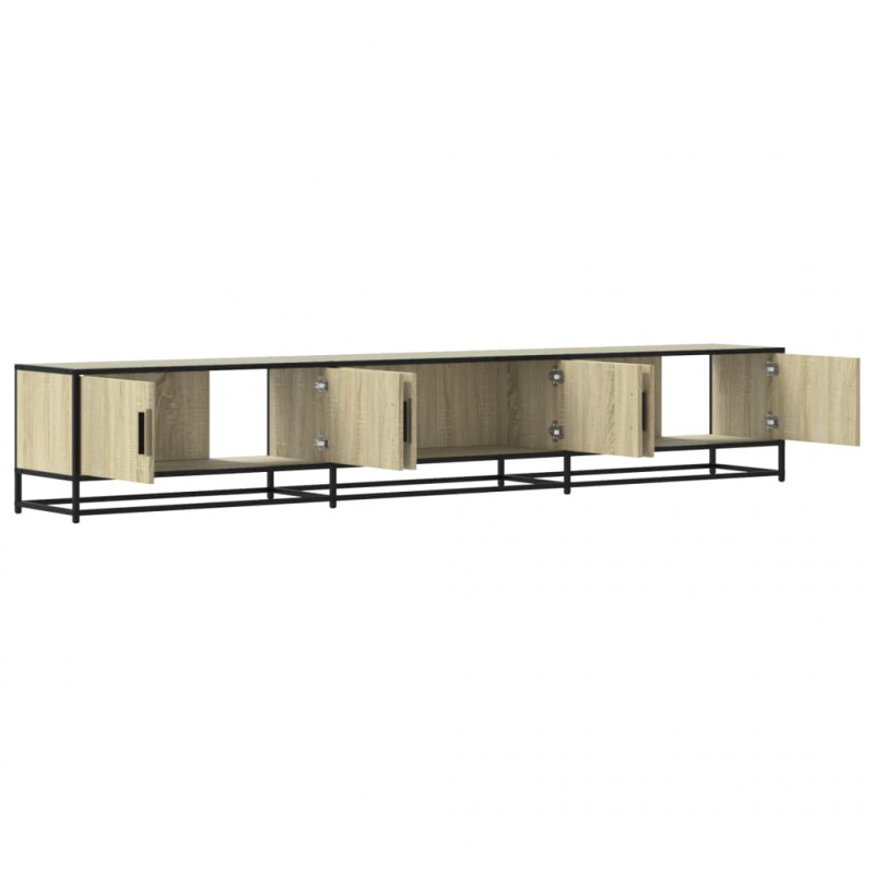 Szafka pod TV, dąb sonoma, 240x35x41cm, materiał drewnopochodny