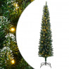 Sztuczna, smukła choinka, 300 lampek LED, 180 cm