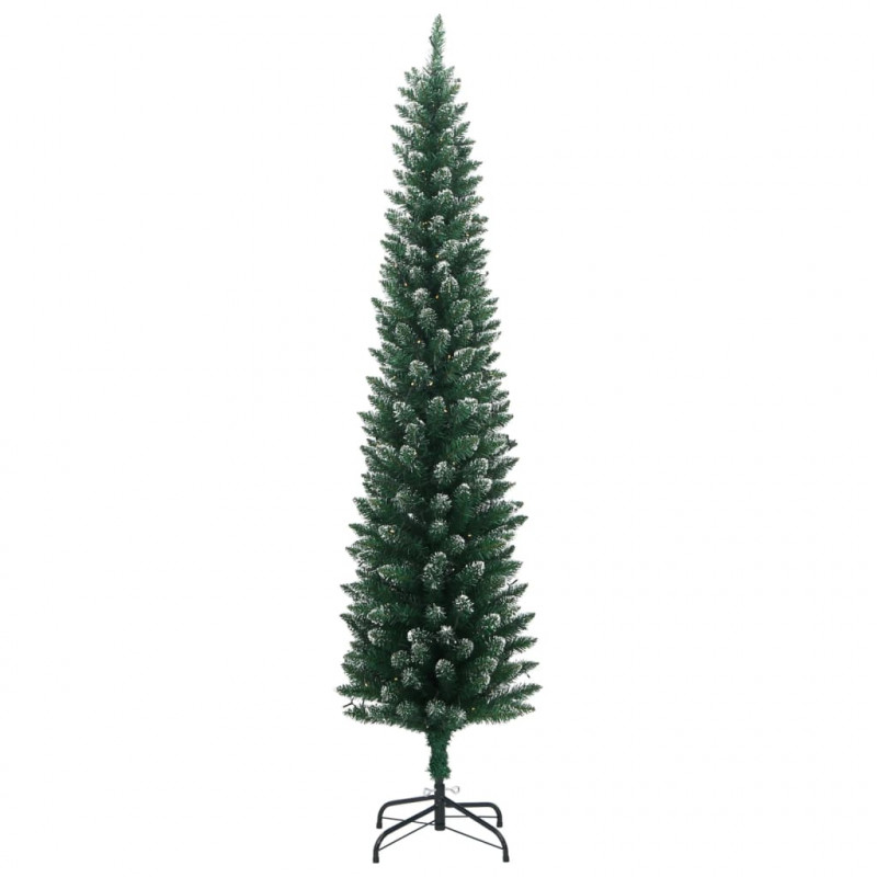 Sztuczna, smukła choinka, 300 lampek LED, 240 cm