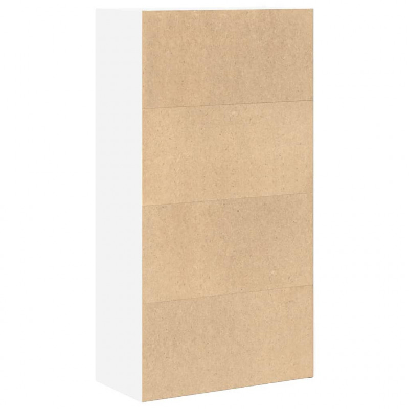 Regał na książki, biały, 60x30x114 cm, materiał drewnopochodny