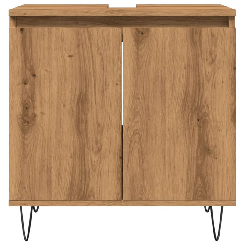 Szafka łazienkowa, dąb artisan, 58x33x60 cm