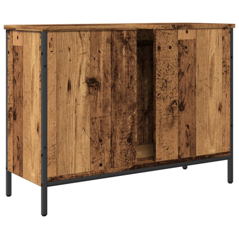 Szafka pod umywalkę, stare drewno, 80x30x60 cm