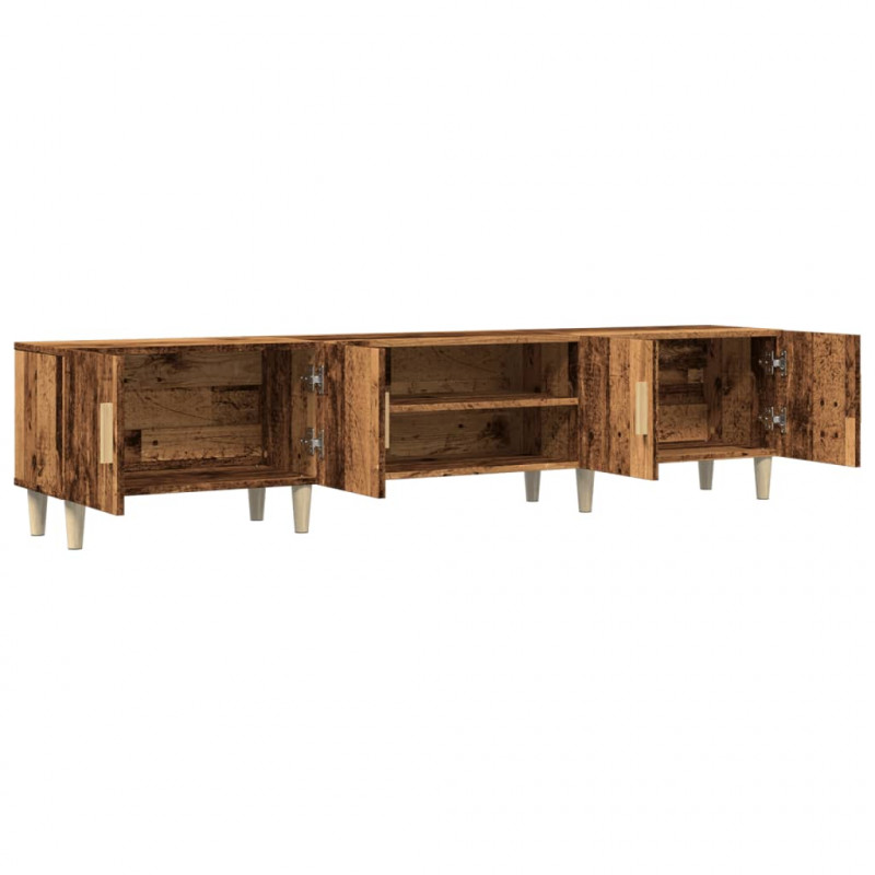 Szafka TV, stare drewno, 180x31,5x40cm, materiał drewnopochodny