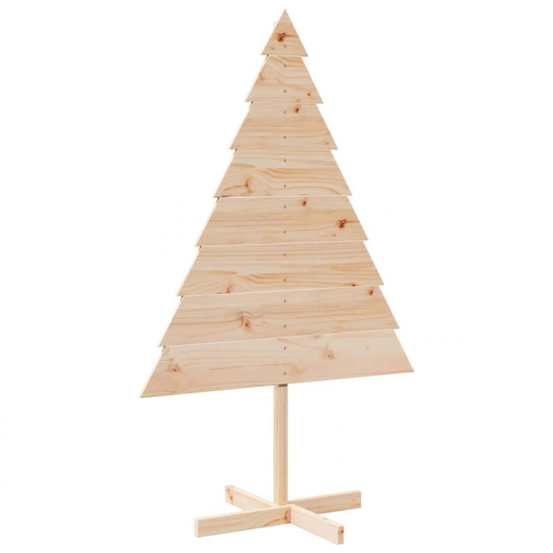 Drewniana choinka do udekorowania, 150 cm, lite drewno sosnowe
