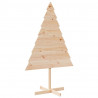 Drewniana choinka do udekorowania, 150 cm, lite drewno sosnowe