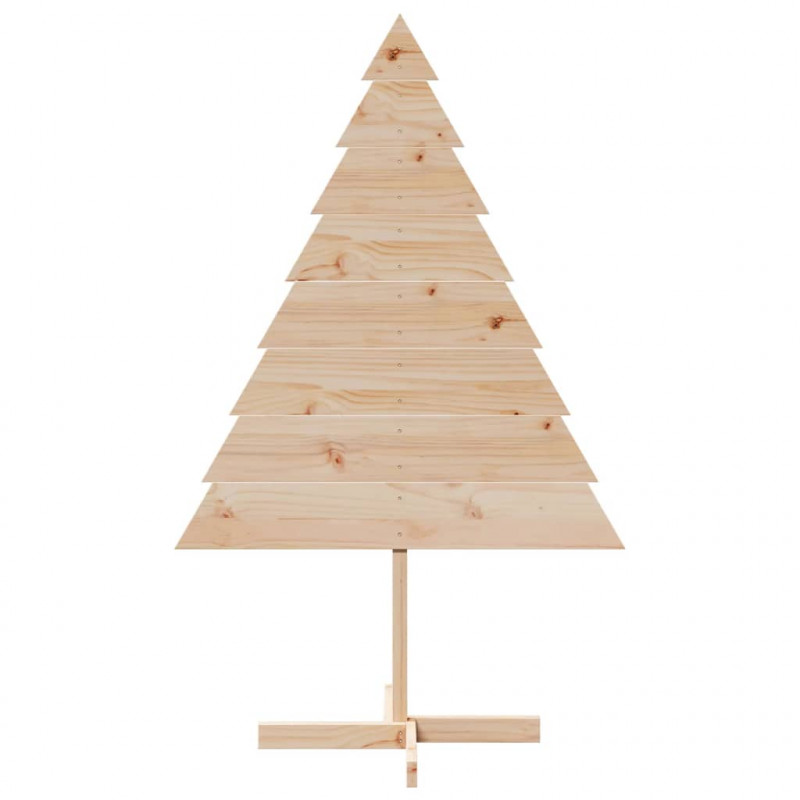 Drewniana choinka do udekorowania, 150 cm, lite drewno sosnowe