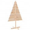 Drewniana choinka do udekorowania, 150 cm, lite drewno sosnowe