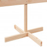 Drewniana choinka do udekorowania, 150 cm, lite drewno sosnowe