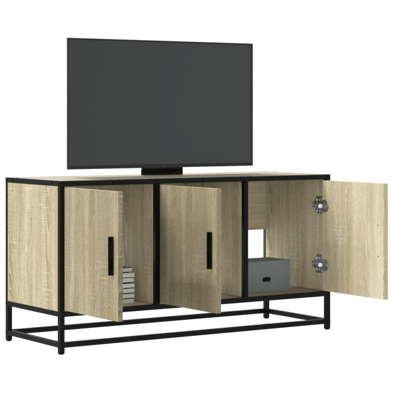 Szafka pod telewizor, dąb sonoma, 100x35x50 cm
