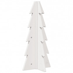 Drewniana choinka do udekorowania, biała, 49 cm, sosnowa