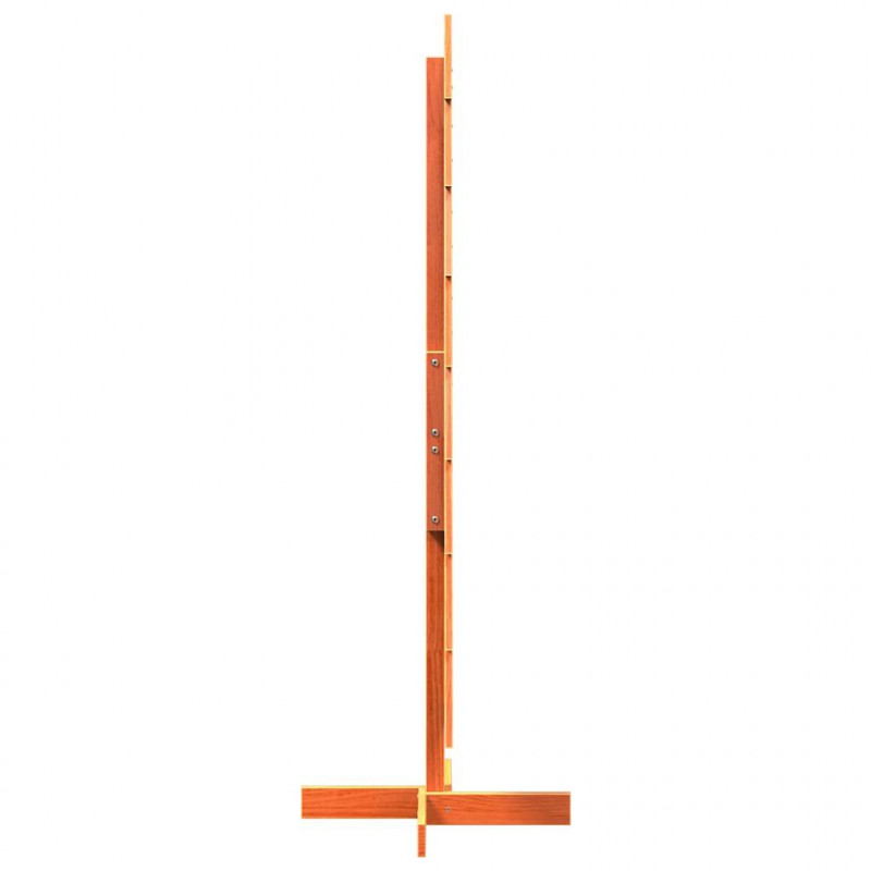 Drewniana choinka do udekorowania, woskowy brąz, 150 cm, sosna