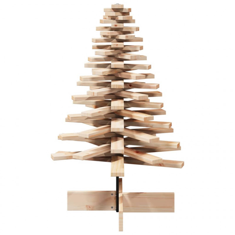 Drewniana choinka do udekorowania, 100 cm, lite drewno sosnowe