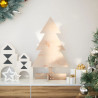 Drewniana choinka do udekorowania, 60 cm, lite drewno sosnowe