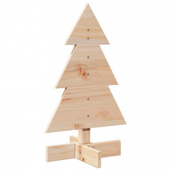 Drewniana choinka do udekorowania, 60 cm, lite drewno sosnowe