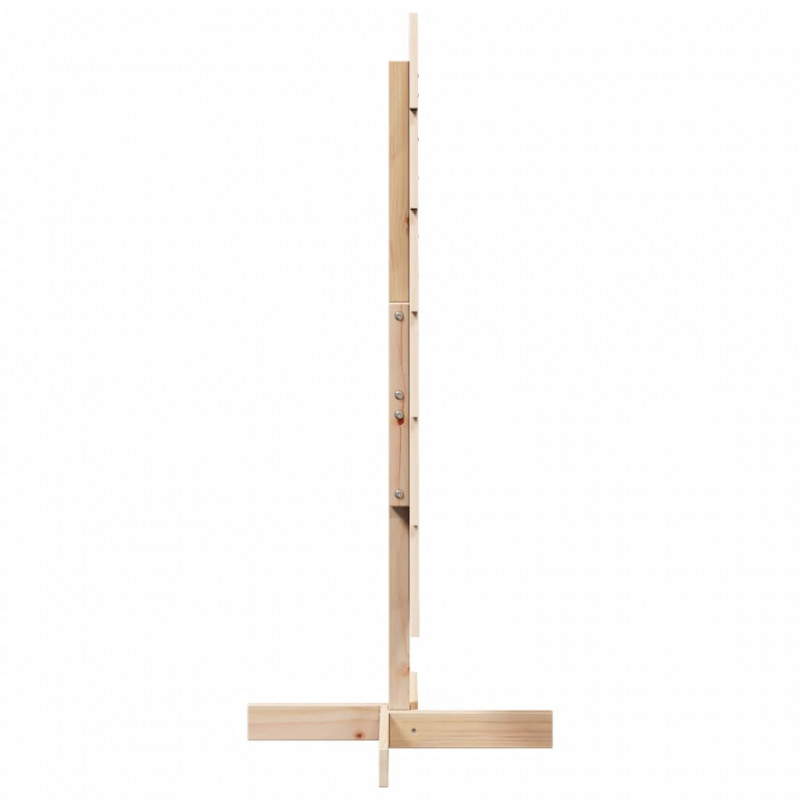 Drewniana choinka do udekorowania, 120 cm, lite drewno sosnowe