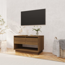 Szafka pod TV, brązowy dąb 70x41x44 cm materiał drewnopochodny