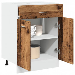Szafka z szufladą, stare drewno, 60x46x81,5 cm