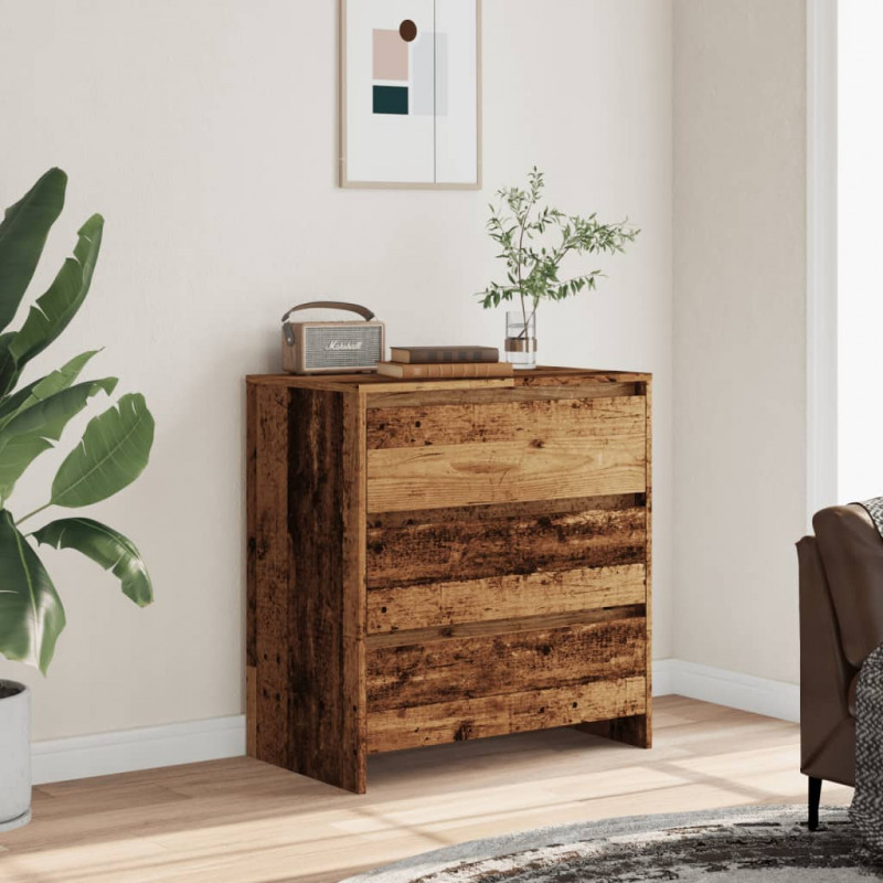 Szafka, stare drewno, 70x41x75 cm, materiał drewnopochodny