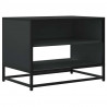 Szafka pod TV, czarna, 61x40x46 cm, materiał drewnopochodny