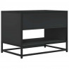 Szafka pod TV, czarna, 61x40x46 cm, materiał drewnopochodny