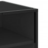 Szafka pod TV, czarna, 61x40x46 cm, materiał drewnopochodny