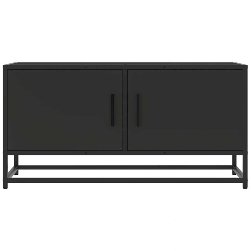 Szafka pod telewizor, czarna, 80x34,5x40 cm