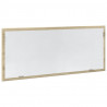 Lustro łazienkowe z LED, dąb sonoma, 100x8,5x37 cm
