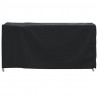 Pokrowce na meble ogrodowe, 2 szt., czarne 180x70x90 cm