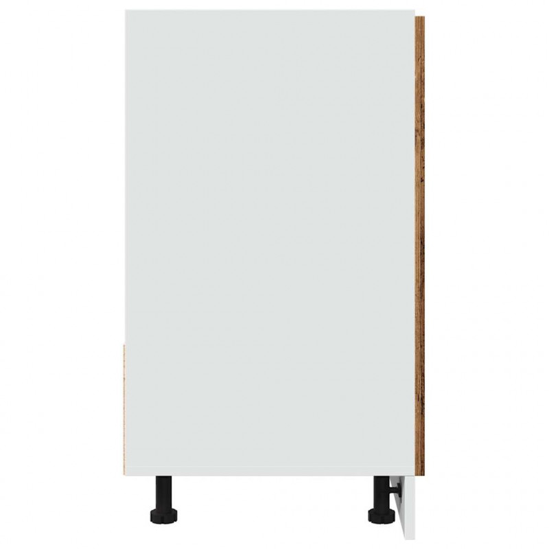 Szafka pod zlew, stare drewno, 80x46x81,5 cm