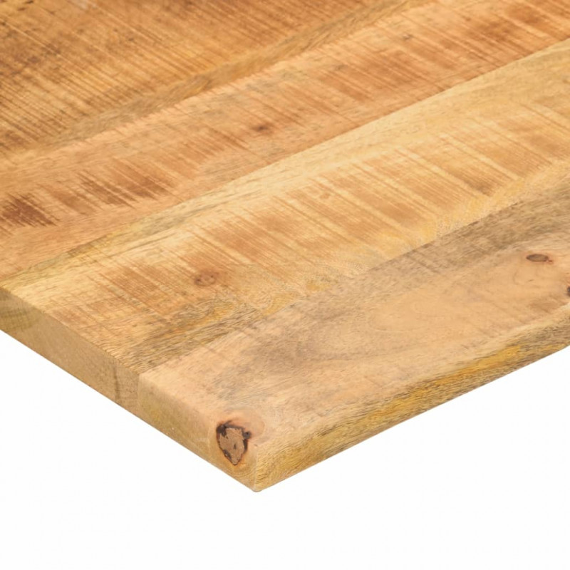 Blat biurka, z wycięciem, 110x50x2,5 cm, surowe drewno mango