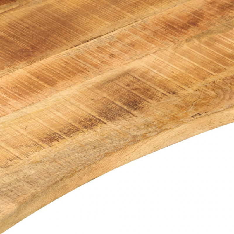 Blat biurka, z wycięciem, 110x50x2,5 cm, surowe drewno mango