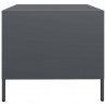 Stolik kawowy, antracyt, 101,5x50x43,5 cm, stal