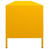 Szafka RTV, żółta, 202x39x43,5 cm, stal walcowana na zimno