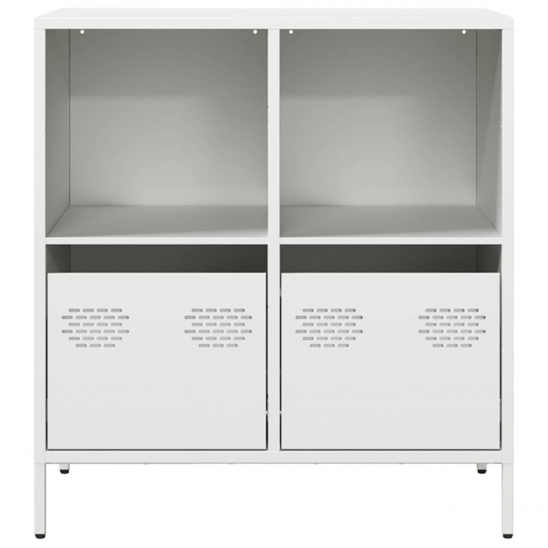Szafka, biała, 68x39x73,5 cm, stal walcowana na zimno