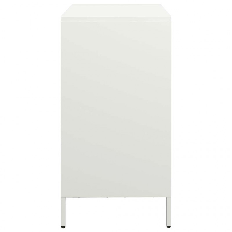 Szafka, biała, 68x39x73,5 cm, stal walcowana na zimno