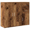 Szafka, stare drewno, 91x29,5x75 cm, materiał drewnopochodny