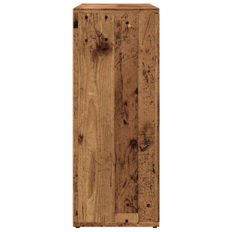 Szafka, stare drewno, 91x29,5x75 cm, materiał drewnopochodny