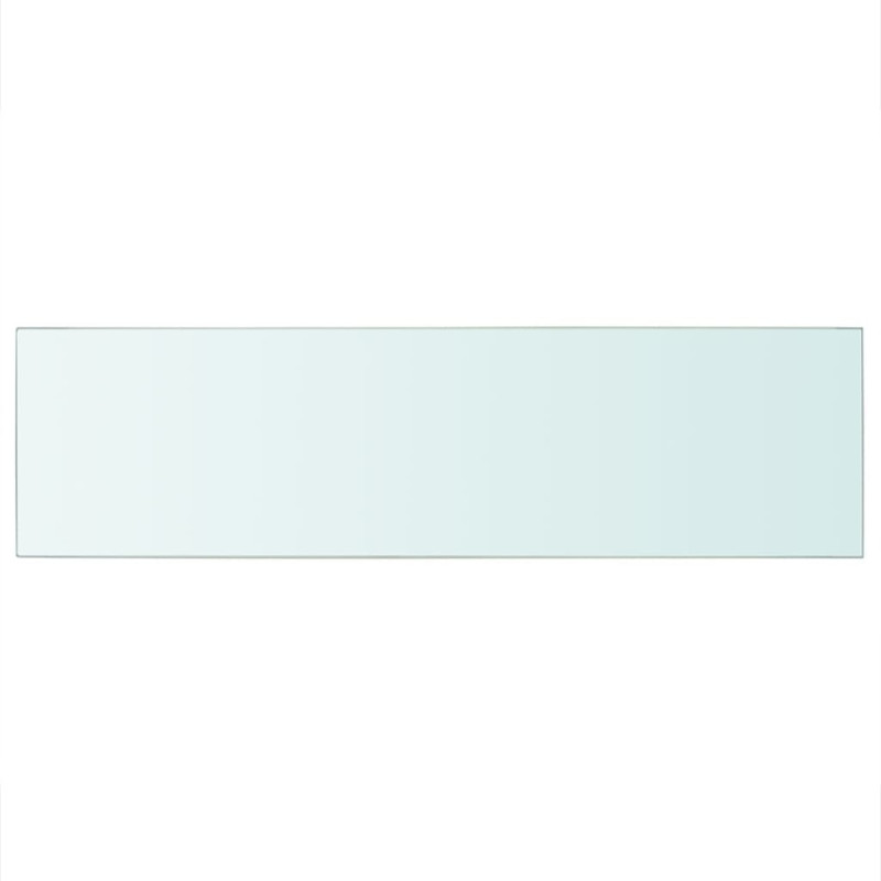 Półka szklany, bezbarwny panel, 90x25 cm