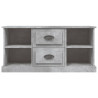 Szafka pod TV, szarość betonu, 99,5x35,5x48 cm