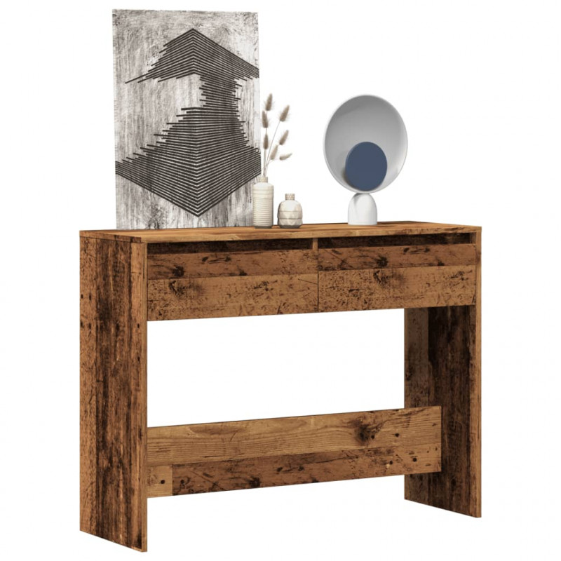 Stolik konsolowy, stare drewno, 100x35x76,5 cm